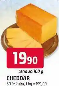 Trefa CHEDDAR 50 % tuku nabídka
