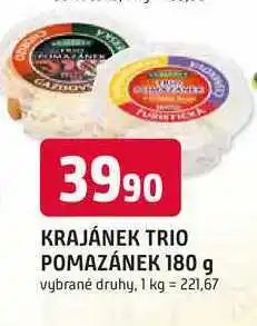 Trefa KRAJÁNEK TRIO POMAZÁNEK nabídka
