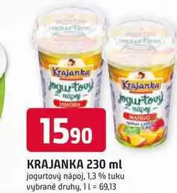 Trefa KRAJANKA 230 ml jogurtový nápoj, 1,3% tuku nabídka