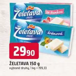 Trefa ŽELETAVA 150 g vybrané druhy nabídka