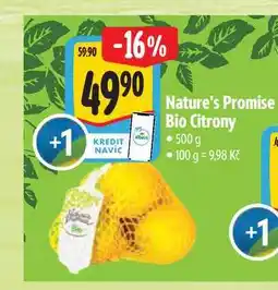 Albert Nature's Promise Bio Citrony nabídka