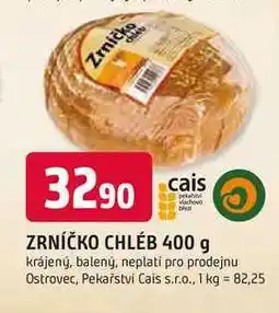 Trefa ZRNÍČKO CHLÉB 400 g krájený, balený nabídka