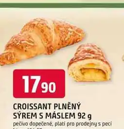 Trefa CROISSANT PLNĚNÝ SÝREM S MÁSLEM nabídka