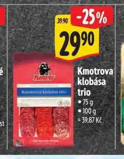 Albert Kmotrova klobása trio nabídka