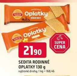 Trefa SEDITA RODINNÉ OPLATKY nabídka