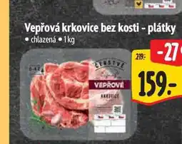 Albert Vepřová krkovice bez kosti - plátky nabídka