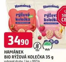 Trefa HAMÁNEK BIO RÝŽOVÁ KOLEČKA nabídka