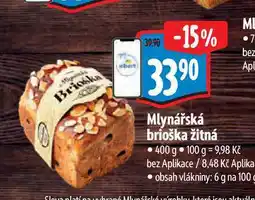 Albert Mlynářská brioška žitná nabídka