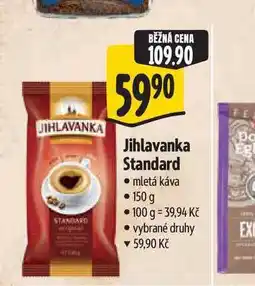 Albert Jihlavanka Standard mletá káva nabídka