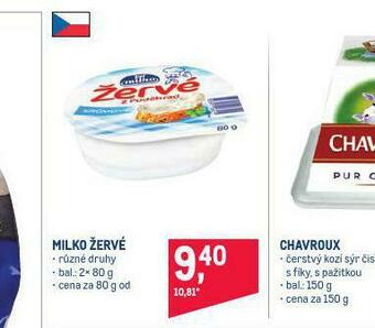 Makro Milko žervé nabídka