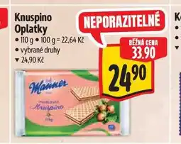 Albert Knuspino Oplatky nabídka