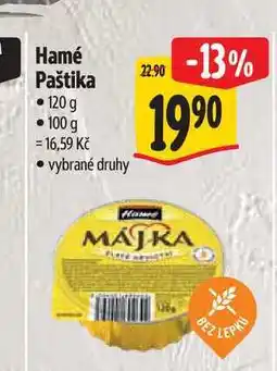 Albert Hamé Paštika nabídka
