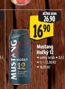 Albert Mustang Hořký 12 světlý ležák 0,51 nabídka