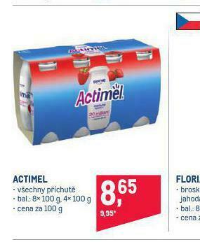 Makro Actimel nabídka
