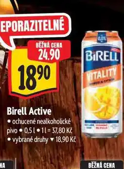 Albert Birell Active ochucené nealkoholické pivo nabídka