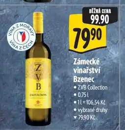 Albert Zámecké vinařství Bzenec nabídka