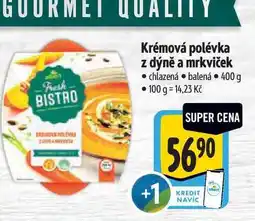Albert Krémová polévka z dýně a mrkviček nabídka