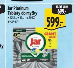 Albert Jar Platinum Tablety do myčky 125 ks nabídka