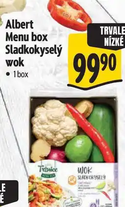 Albert Albert Menu box Sladkokyselý wok 1 box nabídka
