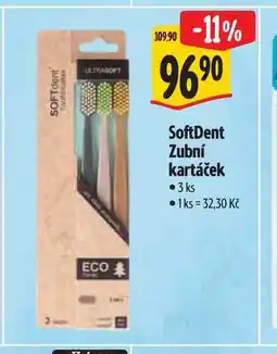 Albert SoftDent Zubní kartáček 3ks nabídka