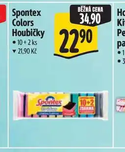 Albert Spontex Colors Houbičky 10+2 ks nabídka