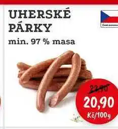 RABBIT řeznictví UHERSKÉ PÁRKY min. 97% masa nabídka