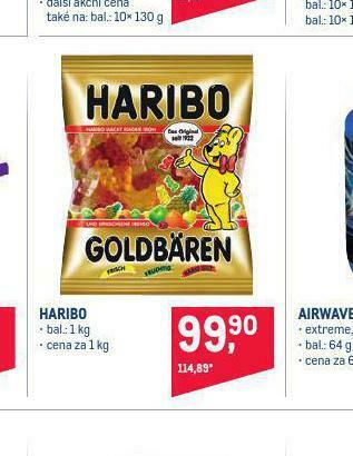 Makro Haribo nabídka