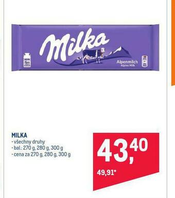 Makro Milka nabídka