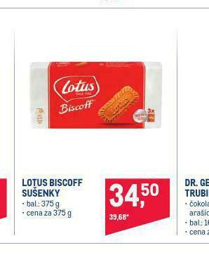 Makro Lotus biscoff sušenky nabídka