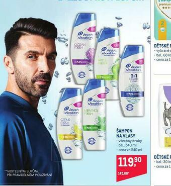 Makro Head&shoulders šampon nabídka