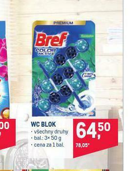 Makro Bref wc blok nabídka