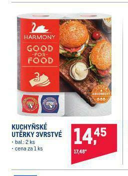 Makro Harmony kuchyňské utěrky nabídka
