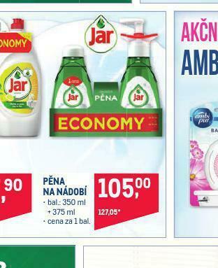 Makro Jar pěna na nádobí nabídka
