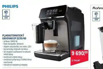Plnoautomatický kávovar philips
