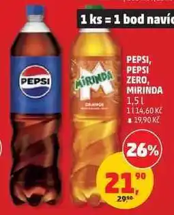 Penny Market Pepsi, Pepsi Zero, Mirinda nabídka