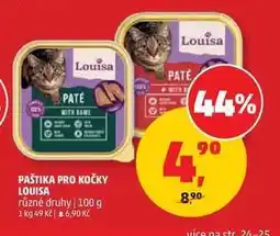 Penny Market PAŠTIKA PRO KOČKY LOUISA nabídka