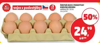 ČERSTVÁ VEJCE Z PODESTÝLKY KARLOVA KORUNA