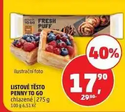 Penny Market LISTOVÉ TĚSTO PENNY TO GO nabídka