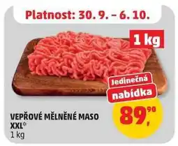 Penny Market Vepřové mleté maso XXL nabídka