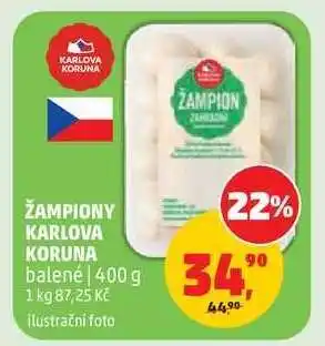 Penny Market Žampiony Karlova Koruna nabídka