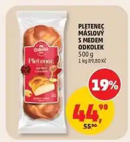 Penny Market PLETENEC MÁSLOVÝ S MEDEM ODKOLEK nabídka