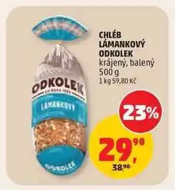 Penny Market CHLÉB LÁMANKOVÝ ODKOLEK nabídka