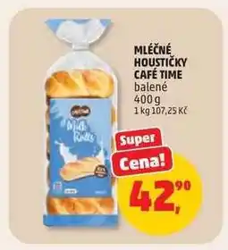 Penny Market MLÉČNÉ HOUSTIČKY CAFÉ TIME nabídka