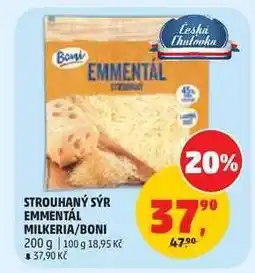 Penny Market Strouhaný sýr Emmental Milkeria/Boni nabídka