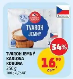 Penny Market Tvaroh jemný Karlova Koruna nabídka