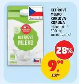 Penny Market Kefírové mléko Karlova Koruna nabídka