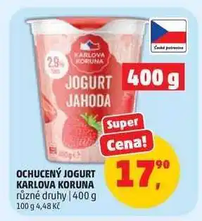 Penny Market Ochucený jogurt Karlova Koruna nabídka