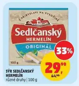 Penny Market SÝR SEDLČANSKÝ HERMELÍN nabídka