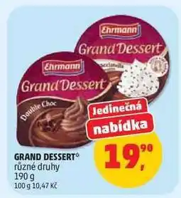 Penny Market Grand Dessert nabídka