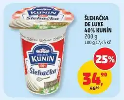 Penny Market Šlehačka De Luxe 40% Kunín nabídka